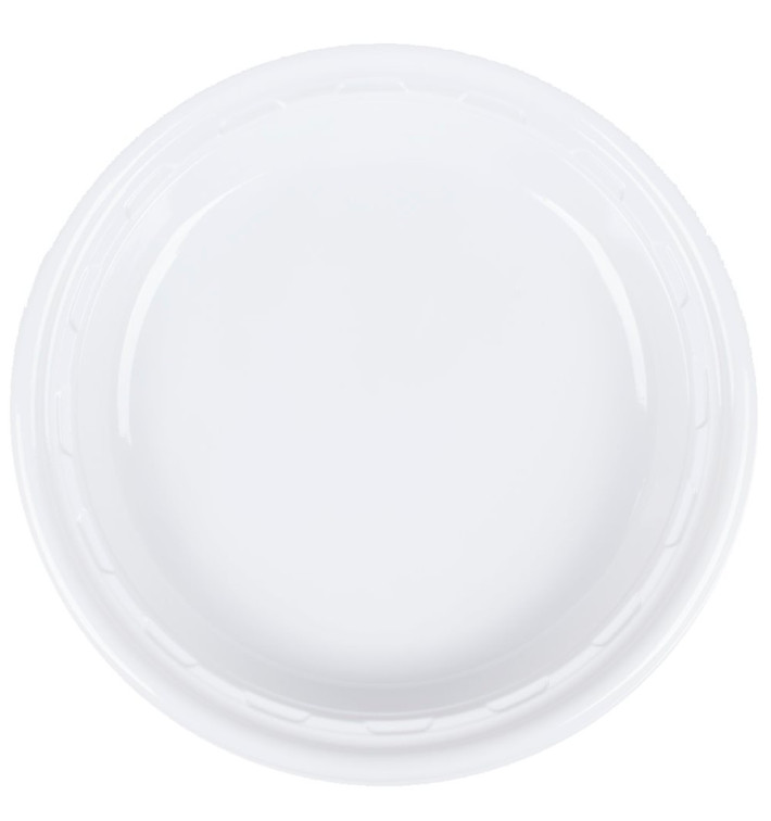 Plato de Plastico PS "Famous Impact" Blanco Ø260mm (125 Uds) Plato de Plastico PS "Famous Impact" Blanco Ø260mm (125 Uds)