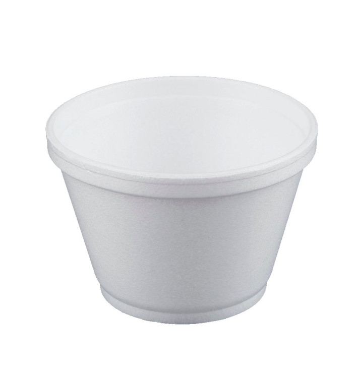 Tarrina Termico Foam Blanco 6OZ/180ml Ø89mm (50 Uds) Tarrina Termico Foam Blanco 6OZ/180ml Ø89mm (50 Uds)
