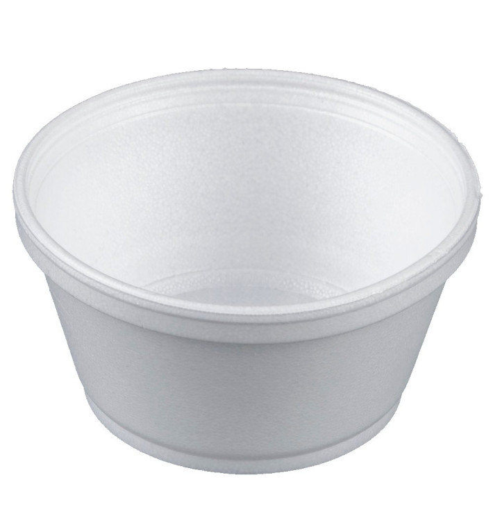Tarrina Termico Foam Blanco 8OZ/240ml Ø108mm (50 Uds) Tarrina Termico Foam Blanco 8OZ/240ml Ø108mm (50 Uds)