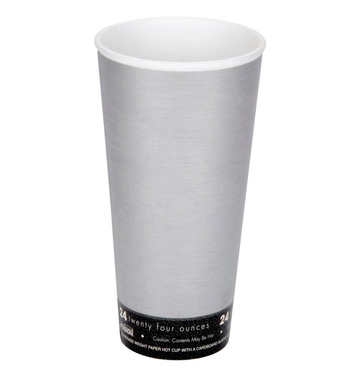 Vaso Termico Foam "Fusion" Gris 24Oz/710ml Ø94mm (20 Unidades) Vaso Termico Foam "Fusion" Gris 24Oz/710ml Ø94mm (20 Unidades)