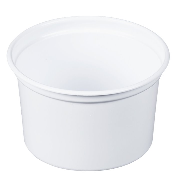 Envase de Plastico PP "Deli" Blanco 16Oz/473ml Ø94mm (25 Unidades) Envase de Plastico PP "Deli" Blanco 16Oz/473ml Ø94mm (25 Unidades)