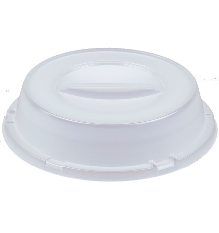 Tapa Alta de Plastico PS Translucida para Plato Ø240mm (125 Uds) Tapa Alta de Plastico PS Translucida para Plato Ø240mm (125 Uds)