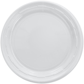 Plato de Plastico PS "Famous Impact" Blanco Ø180mm (1000 Uds)