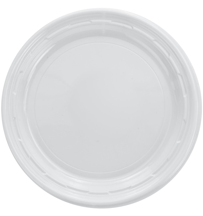 Plato de Plastico PS "Famous Impact" Blanco Ø180mm (1000 Uds)
