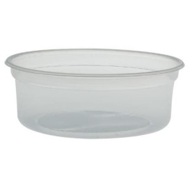 Envase de Plastico PP "Deli" 8Oz/266ml Transp. Ø120mm (25 Uds)