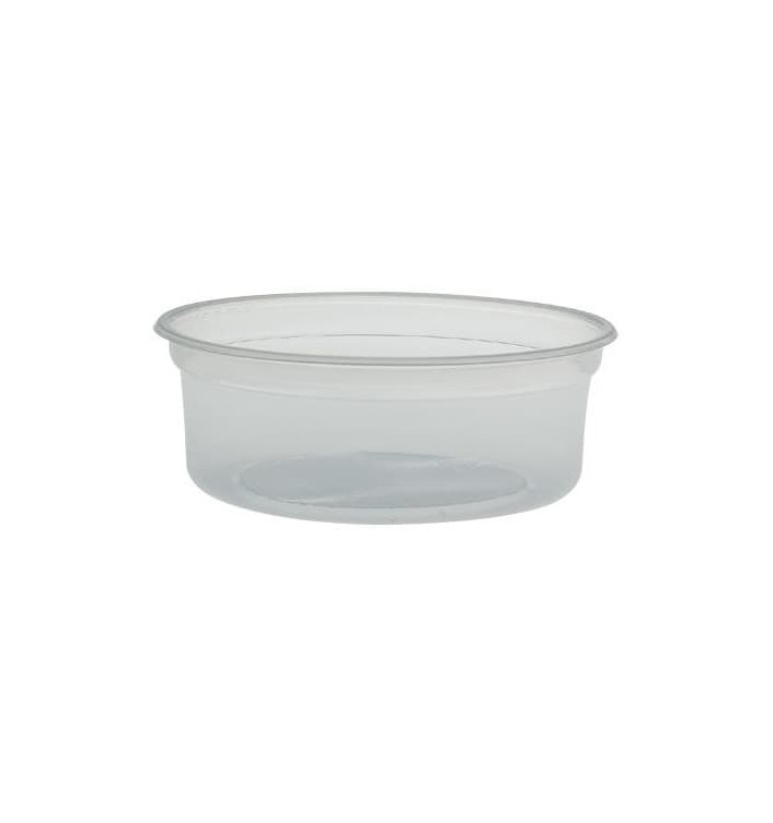 Envase de Plastico PP "Deli" 8Oz/266ml Transp. Ø120mm (25 Uds)