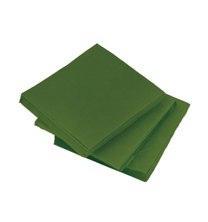 Servilleta de Papel Cocktail Verde 20x20cm (100 Uds) Servilleta de Papel Cocktail Verde 20x20cm (100 Uds)