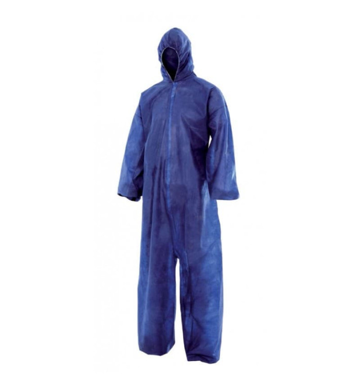 Mono TST PP Con Capucha y Cierre Cremallera Talla XL Azul (1 Ud) Mono TST PP Con Capucha y Cierre Cremallera Talla XL Azul (1 Ud)
