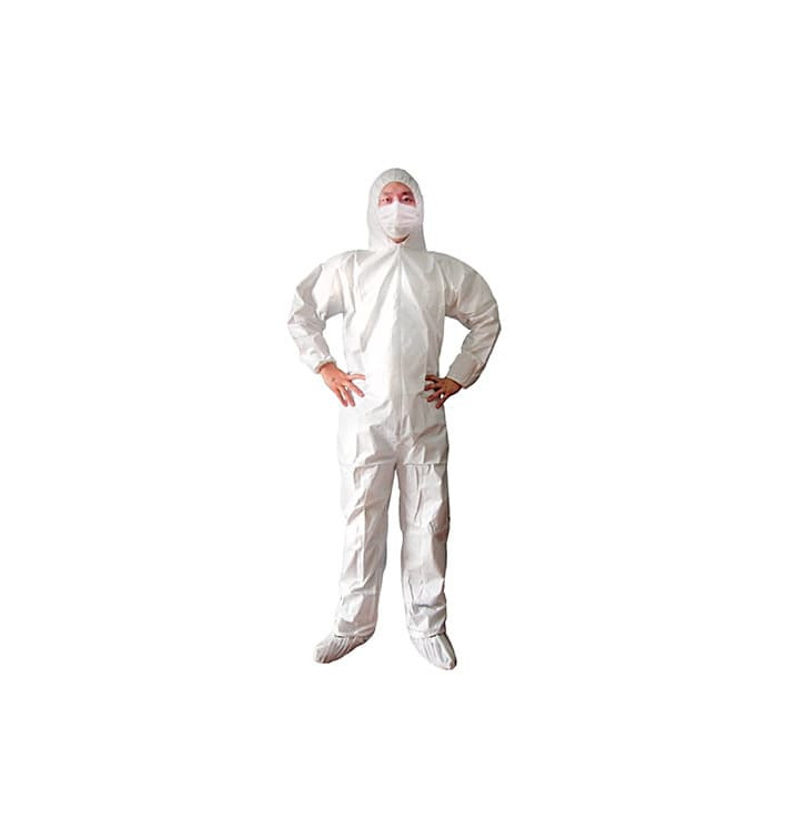 Mono TST PP Plastificado Capucha y Cierre Cremallera Talla XL (1 Ud) Mono TST PP Plastificado Capucha y Cierre Cremallera Talla XL (1 Ud)