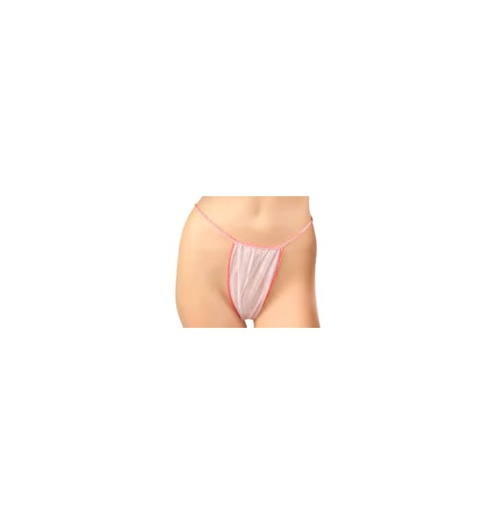 Tanga en TST de PP Dama Mini Blanco (100 Uds) Tanga en TST de PP Dama Mini Blanco (100 Uds)