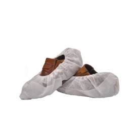 Cubrezapatos TST de PP Blanco con Suela Reforzada CPE Blanco (50 Uds)