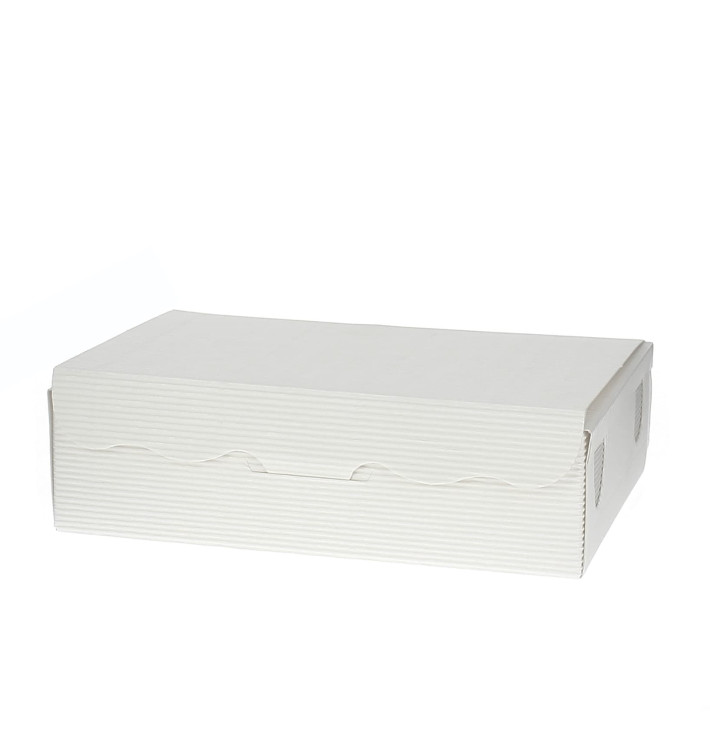 Caja para Dulces y Bombones Blanca 14x8x3,5cm 250g (50 Uds) Caja para Dulces y Bombones Blanca 14x8x3,5cm 250g (50 Uds)