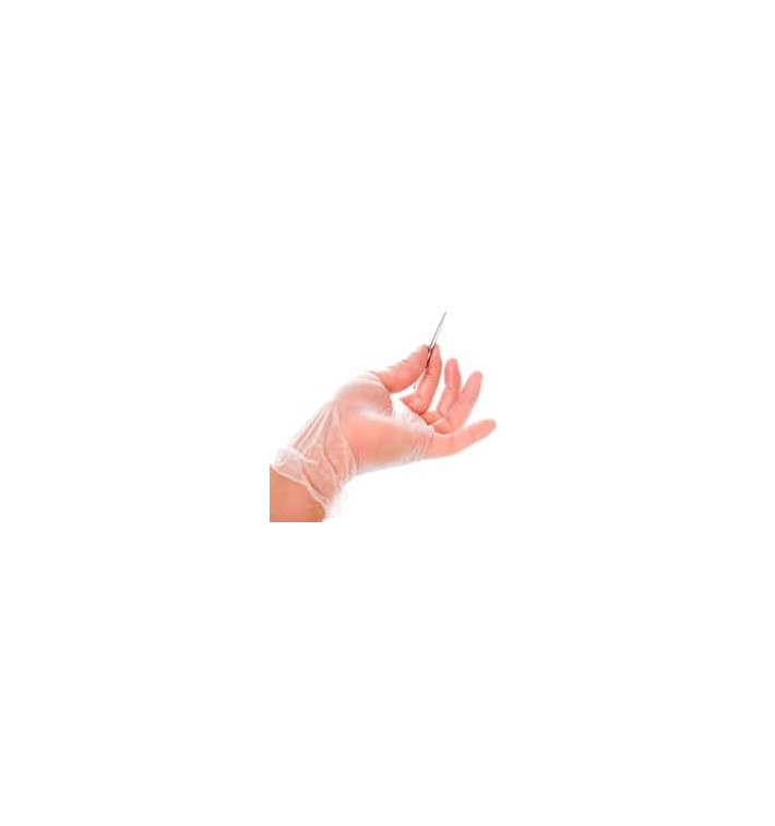 Guantes de Vinilo Sin Talco Transparente Talla L (100 Uds) Guantes de Vinilo Sin Talco Transparente Talla L (100 Uds)