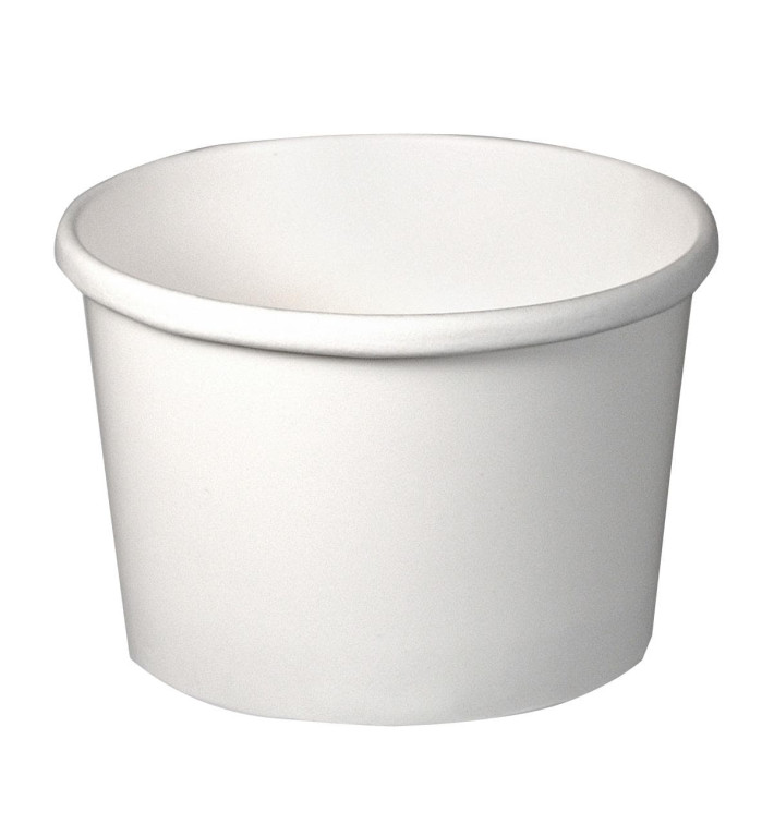 Tarrina de Cartón Blanca para Sopa 8 Oz (25 Uds) Tarrina de Cartón Blanca para Sopa 8 Oz (25 Uds)