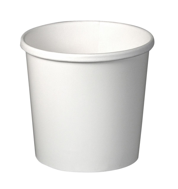 Tarrina de Cartón Blanca para Sopa 12 Oz (25 Uds) Tarrina de Cartón Blanca para Sopa 12 Oz (25 Uds)