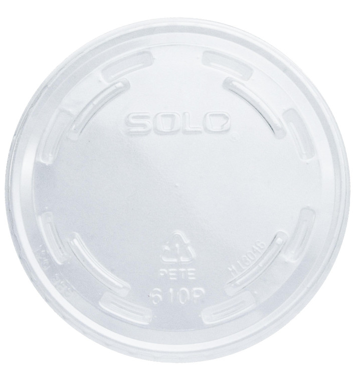 Tapa Cerrada Para Vaso PET Solo Ultra Clear 9Oz Alto y 10Oz (100 Uds) Tapa Cerrada Para Vaso PET Solo Ultra Clear 9Oz Alto y 10Oz (100 Uds)