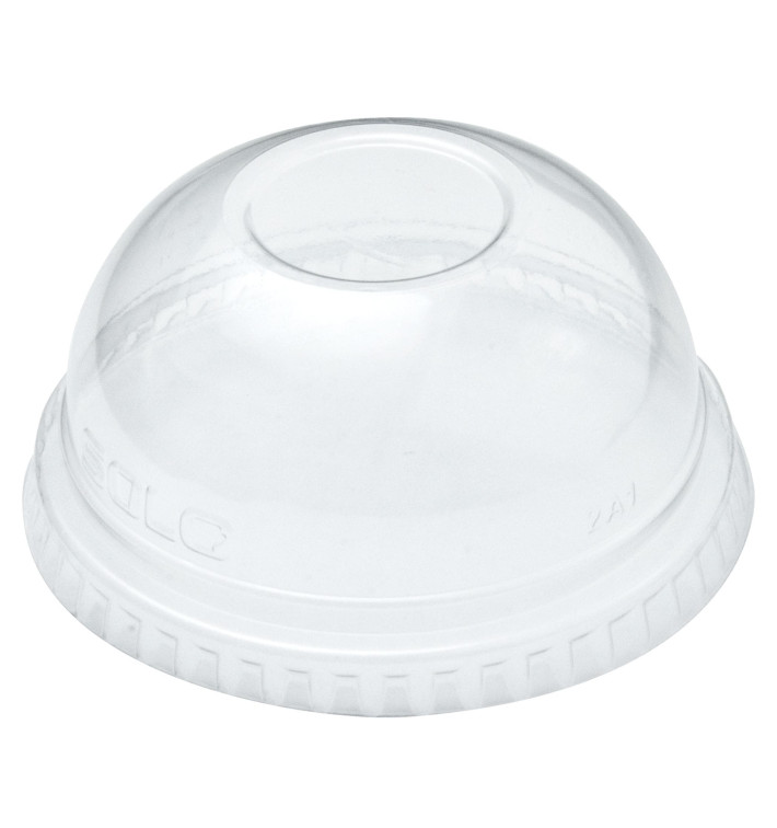 Tapa Cúpula Sin Agujero Vaso PET Solo Ultra Clear 7Oz (125 Uds) Tapa Cúpula Sin Agujero Vaso PET Solo Ultra Clear 7Oz (125 Uds)
