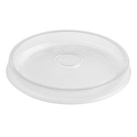 Tapa de Plástico PP para Tarrina de 8 y12 Oz (50 Uds)