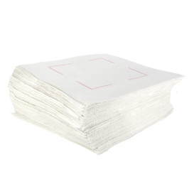 Servilleta de Papel Sulfito Blanca 30x30cm (750 Uds)