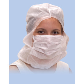 Gorro Integral en Polipropileno Blanco (50 Uds)