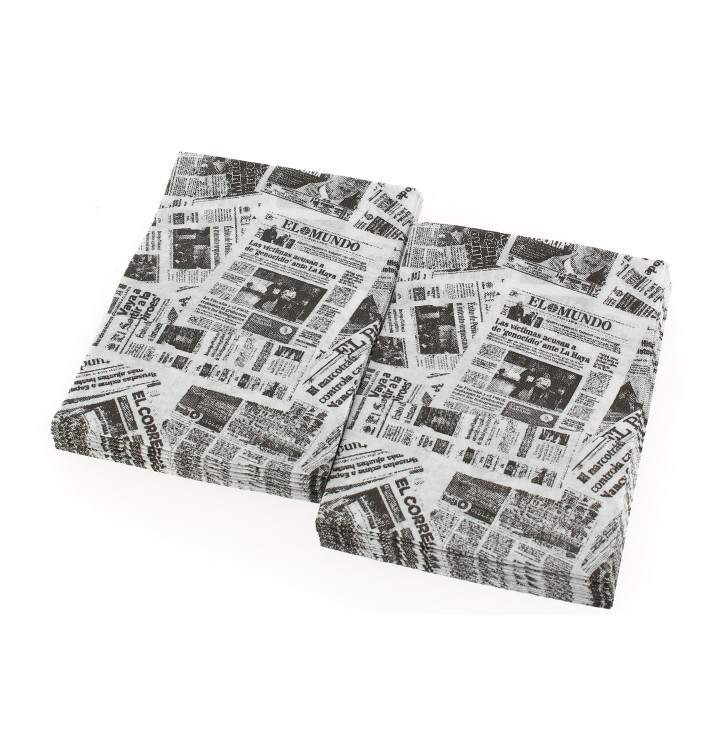 Servilletas de Papel Miniservis "Prensa" 17x17cm (200 Uds) Servilletas de Papel Miniservis "Prensa" 17x17cm (200 Uds)