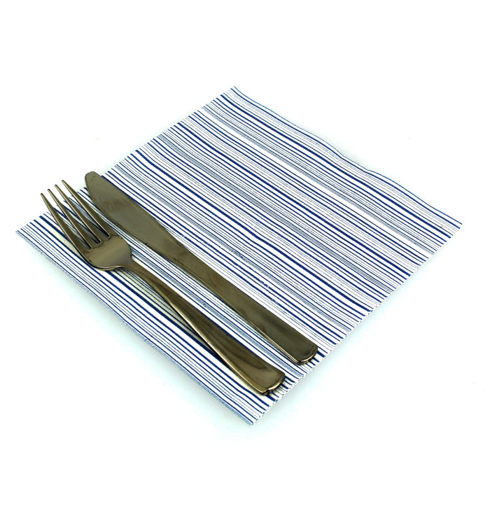 Servilleta Airlaid "Basic" Azul 40x40cm (50 Uds) Servilleta Airlaid "Basic" Azul 40x40cm (50 Uds)