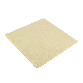 Servilleta Airlaid Crema 40x40cm (50 Uds)