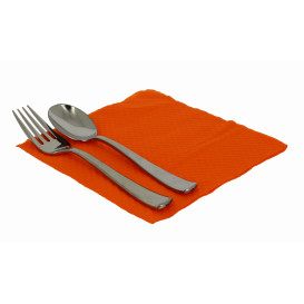 Servilleta de Papel Naranja 33x33cm 1 Capa (70 Uds)