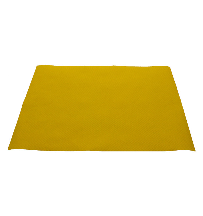 Mantel Individual de papel 30x40cm Amarillo 40g (1.000 Uds) Mantel Individual de papel 30x40cm Amarillo 40g (1.000 Uds)