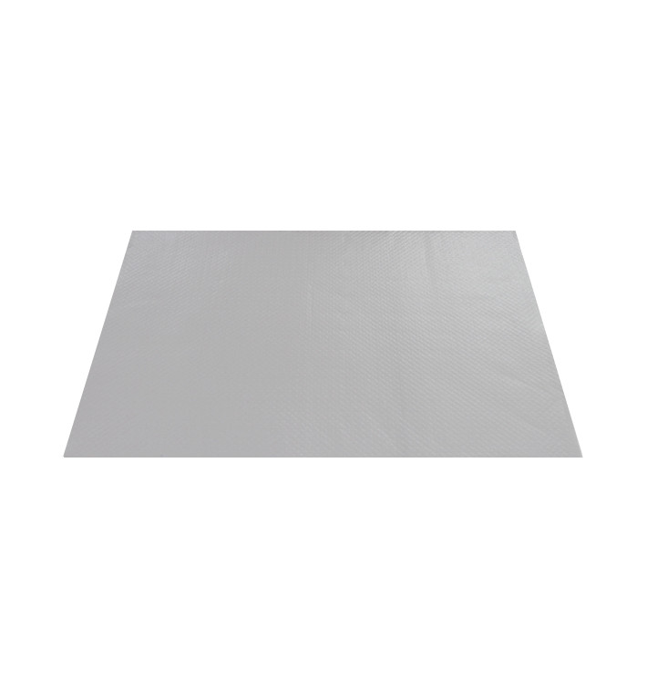 Mantel Individual de Papel 30x40cm Plata 50g (500 Uds) Mantel Individual de Papel 30x40cm Plata 50g (500 Uds)