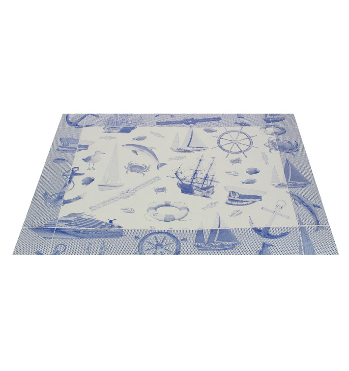 Mantel Individual Papel 30x40cm "Marinero" 50g (500 Uds) Mantel Individual Papel 30x40cm "Marinero" 50g (500 Uds)