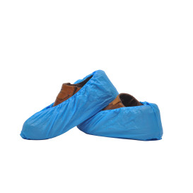 Cubrezapatos en Polietileno CPE G160 Azul (100 Uds)