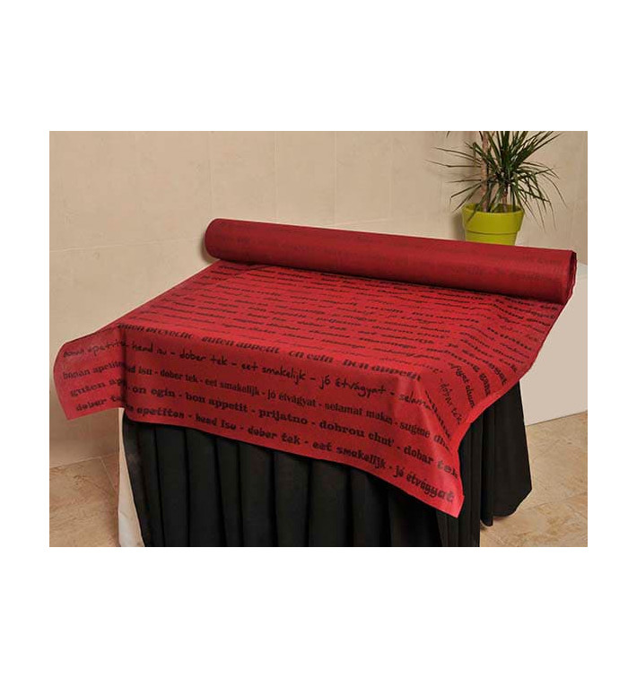 Mantel Rollo Novotex Burdeos "Buen Provecho" 1,2x48m 50g (1 Ud) Mantel Rollo Novotex Burdeos "Buen Provecho" 1,2x48m 50g (1 Ud)