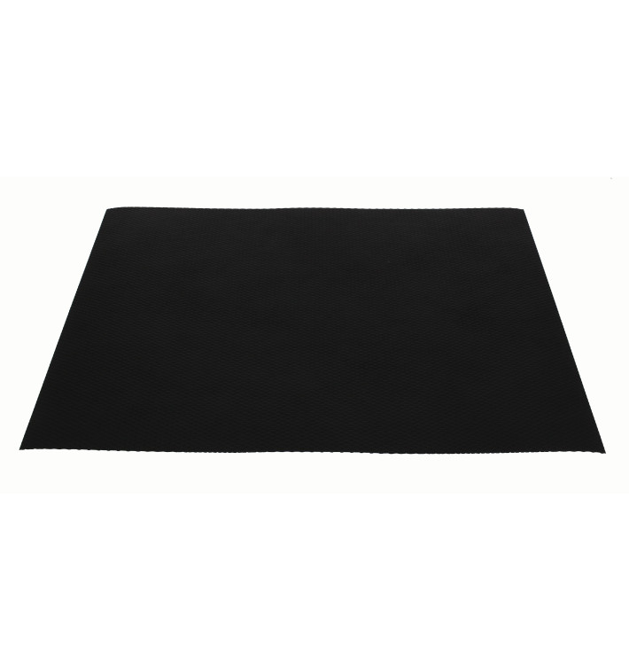 Mantel Individual Reutilizable Negro 30x40cm 250g (200 Uds) Mantel Individual Reutilizable Negro 30x40cm 250g (200 Uds)