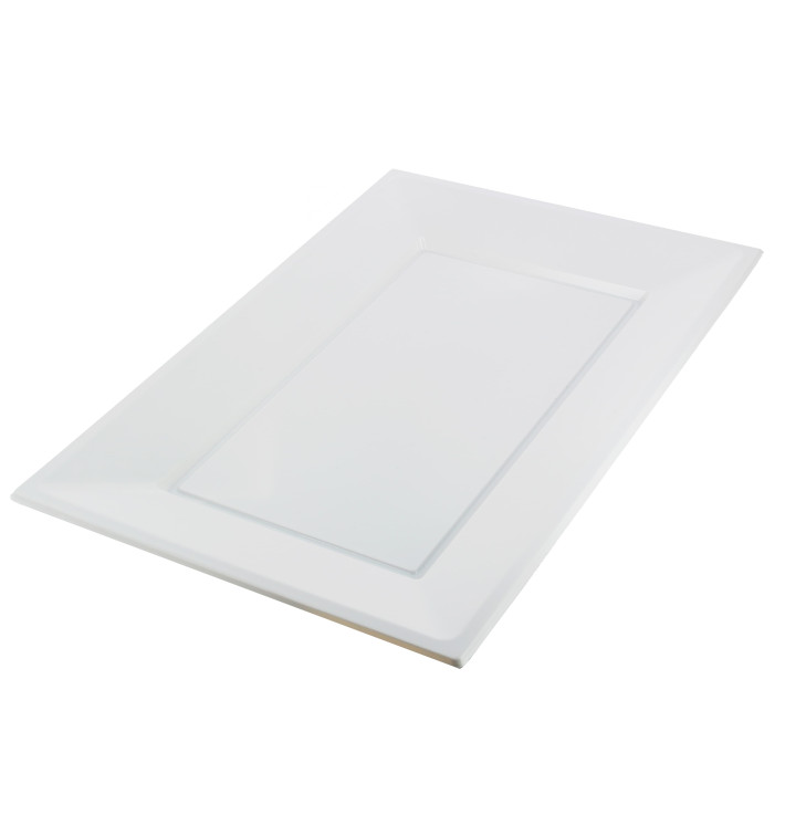 Bandeja de Plastico Blanca 330x225mm (3 Uds)