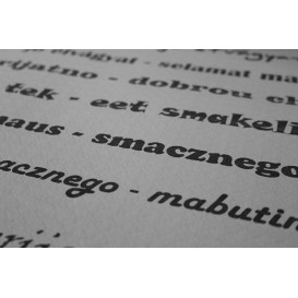 Mantel Papel Rollo "Buen Provecho" 1,2x100m 37g (1 Ud)