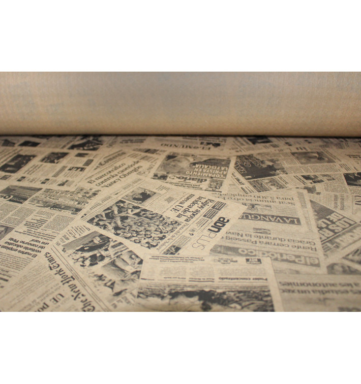 Mantel Papel Rollo Kraft "Prensa" 1,2x100m 37g (1 Ud) Mantel Papel Rollo Kraft "Prensa" 1,2x100m 37g (1 Ud)