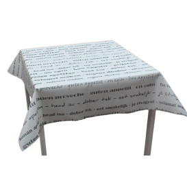 Mantel Novotex No Tejido "Buen Provecho" 120x120cm (150 Uds)