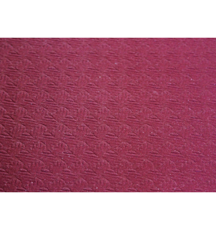 Mantel de Papel Cortado 1x1 metro Burdeos 40g (400 Uds) Mantel de Papel Cortado 1x1 metro Burdeos 40g (400 Uds)