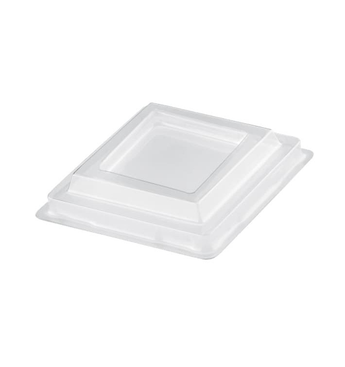Tapa Vaso Rombo Transparente PET 95 ml (25 Uds) Tapa Vaso Rombo Transparente PET 95 ml (25 Uds)