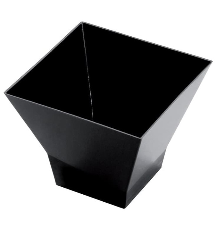 Vaso de Degustacion Pagoda Negro 120ml (25 Uds) Vaso de Degustacion Pagoda Negro 120ml (25 Uds)