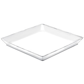 Bandeja Degustación Medium Blanco 13x13 cm (12 Uds)