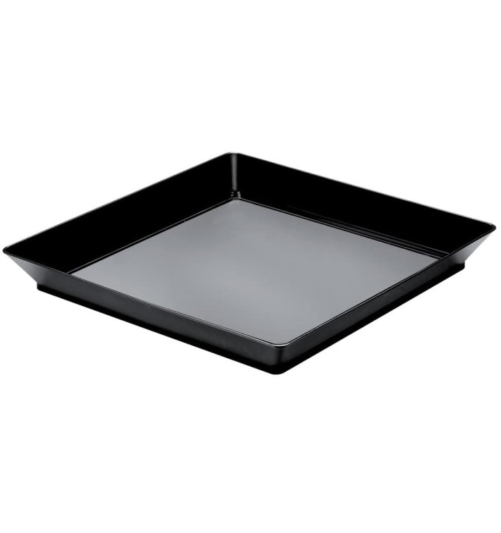 Bandeja Degustación Medium Negro 13x13 cm (12 Uds) Bandeja Degustación Medium Negro 13x13 cm (12 Uds)