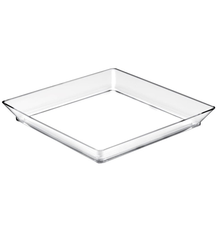 Bandeja Degustación Medium Transp. 13x13 cm (12 Uds) Bandeja Degustación Medium Transp. 13x13 cm (12 Uds)