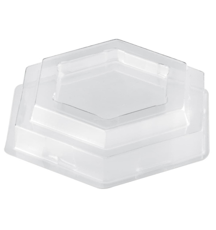 Tapa Bol Tulip Dessert Transparente PET 65 ml (25 Uds) Tapa Bol Tulip Dessert Transparente PET 65 ml (25 Uds)