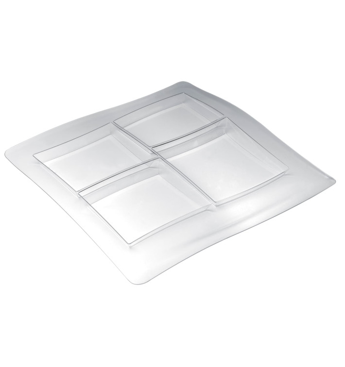 Bandeja de Plastico FoodPoker 4C 360x360 mm (1 Ud) Bandeja de Plastico FoodPoker 4C 360x360 mm (1 Ud)