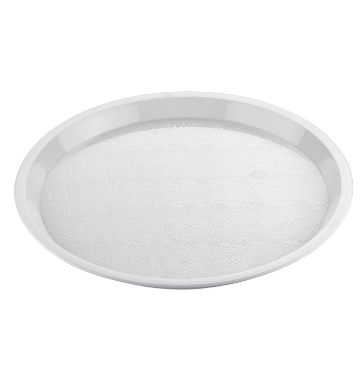Bandeja Plastico Tray Blanca Ø32cm (5 Uds) Bandeja Plastico Tray Blanca Ø32cm (5 Uds)