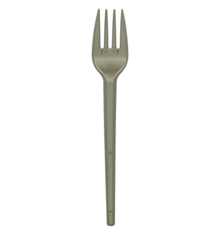 Tenedor de Plastico PS Plata 165mm (20 Uds) Tenedor de Plastico PS Plata 165mm (20 Uds)
