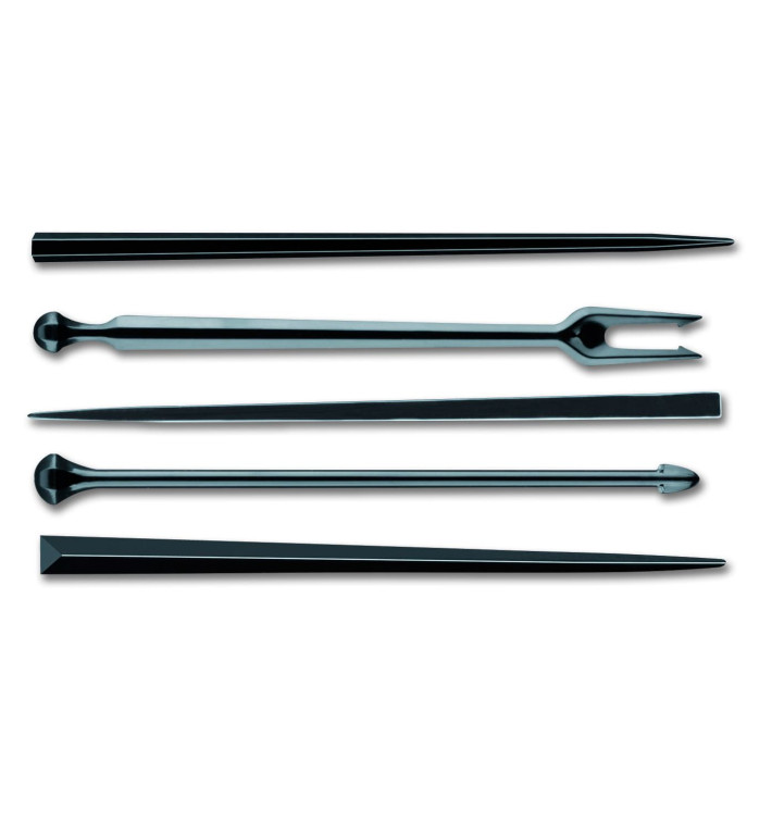Pick de Plastico Snack Stick Negro 90 mm (1650 Uds) Pick de Plastico Snack Stick Negro 90 mm (1650 Uds)