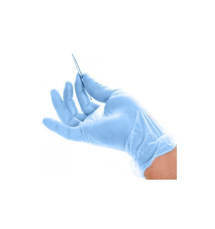 Guantes de Vinilo Sin Talco Azul Talla S (100 Uds) Guantes de Vinilo Sin Talco Azul Talla S (100 Uds)